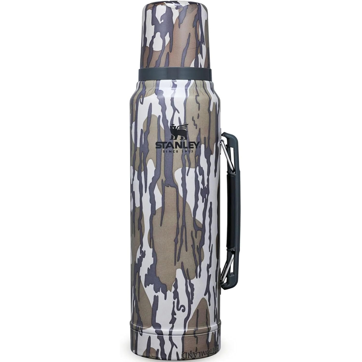 Stanley 1913 Classic Legendary Thermal Flask 1L - Keeps Hot Or Cold for 24 Hours - BPA-Free Insulated Bottle - Stainless Steel Coffee Flask - Leakproof - Dishwasher Safe - Mossy Oak