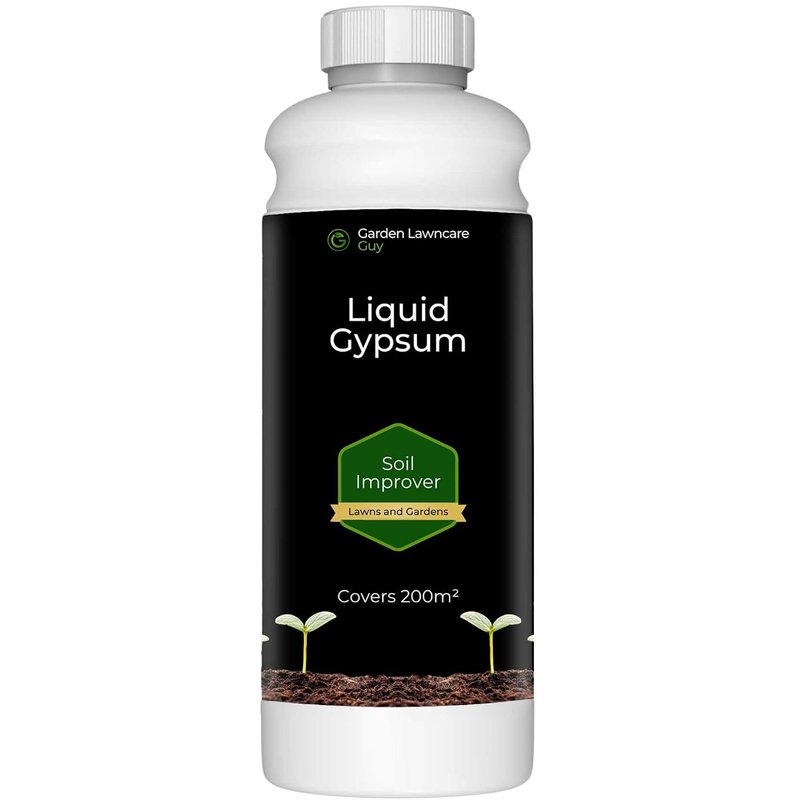 Liquid Gypsum Soil Conditioner for Clay Soils, Compacted Lawns & Waterlogged Gardens – Easy Mix & Apply – 1 Litre Covers 200m² - Garden Lawncare Guy