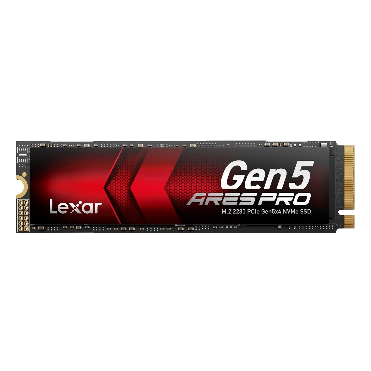 Lexar ARES PRO 2TB Gen5 NVMe M.2 SSD, PCIe 5.0 x4 Internal SSD, Up to 14,000 MB/s Read - for AI Applications, AAA Gaming, Video Editing, Compatible with PC, Laptops & PS 5
