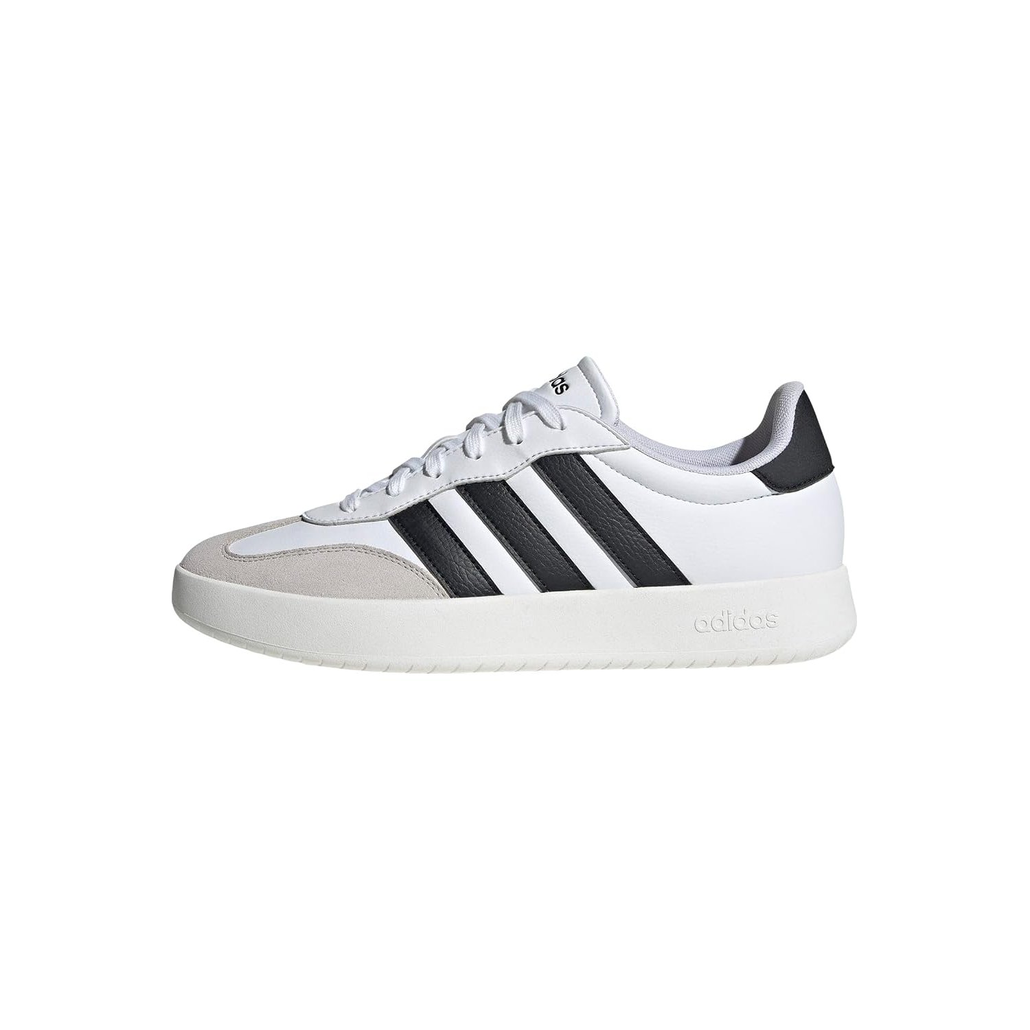adidas Men's Barreda Sneaker, White Black Grey, 10.5 UK