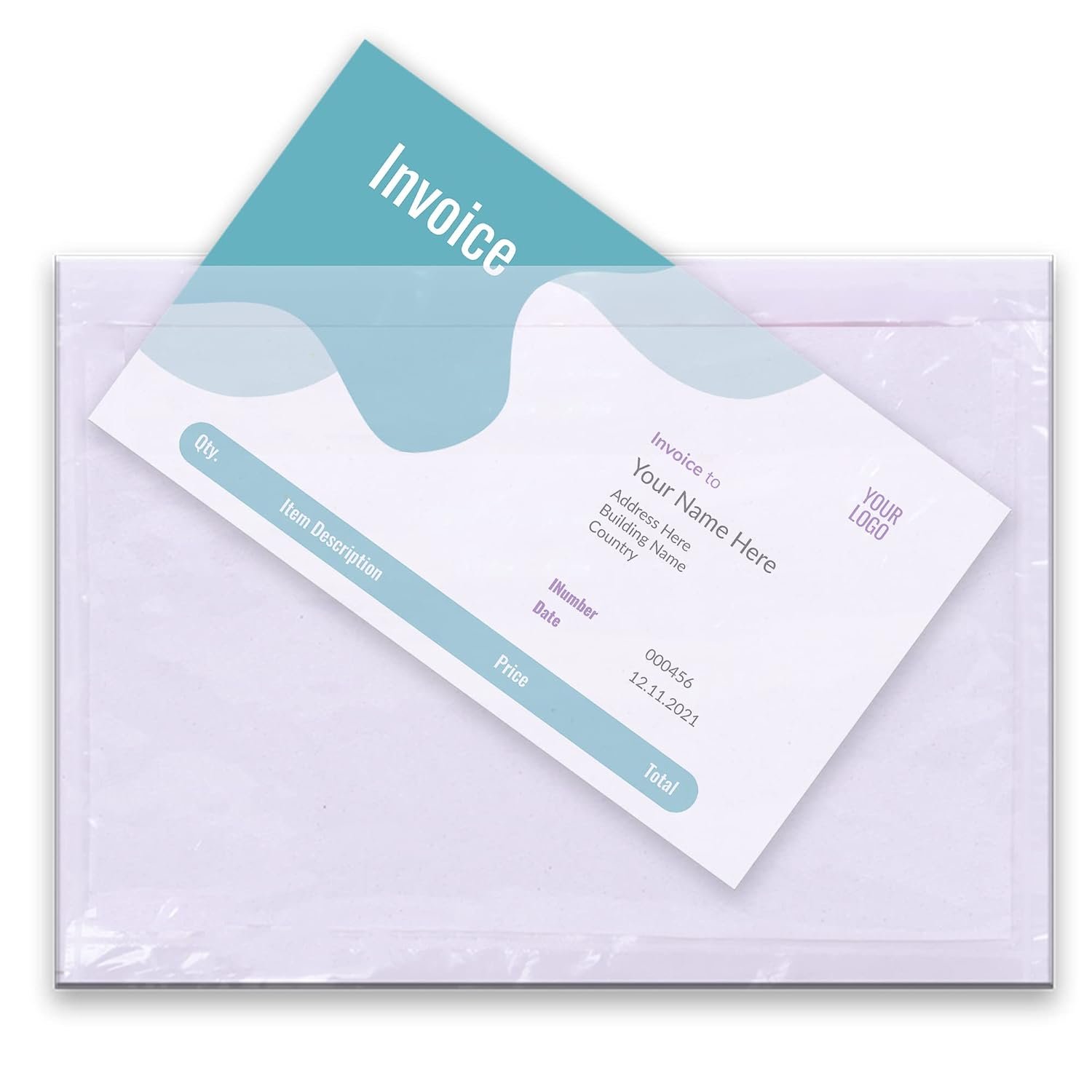 Triplast 3000 x A5 Plain Document Enclosed Wallet (225 x 165 mm) | Peel & Seal Clear Plastic Envelopes/Sleeves/Pockets/Wallets | Attach Invoices, Packing Lists & Delivery Notes to Parcels