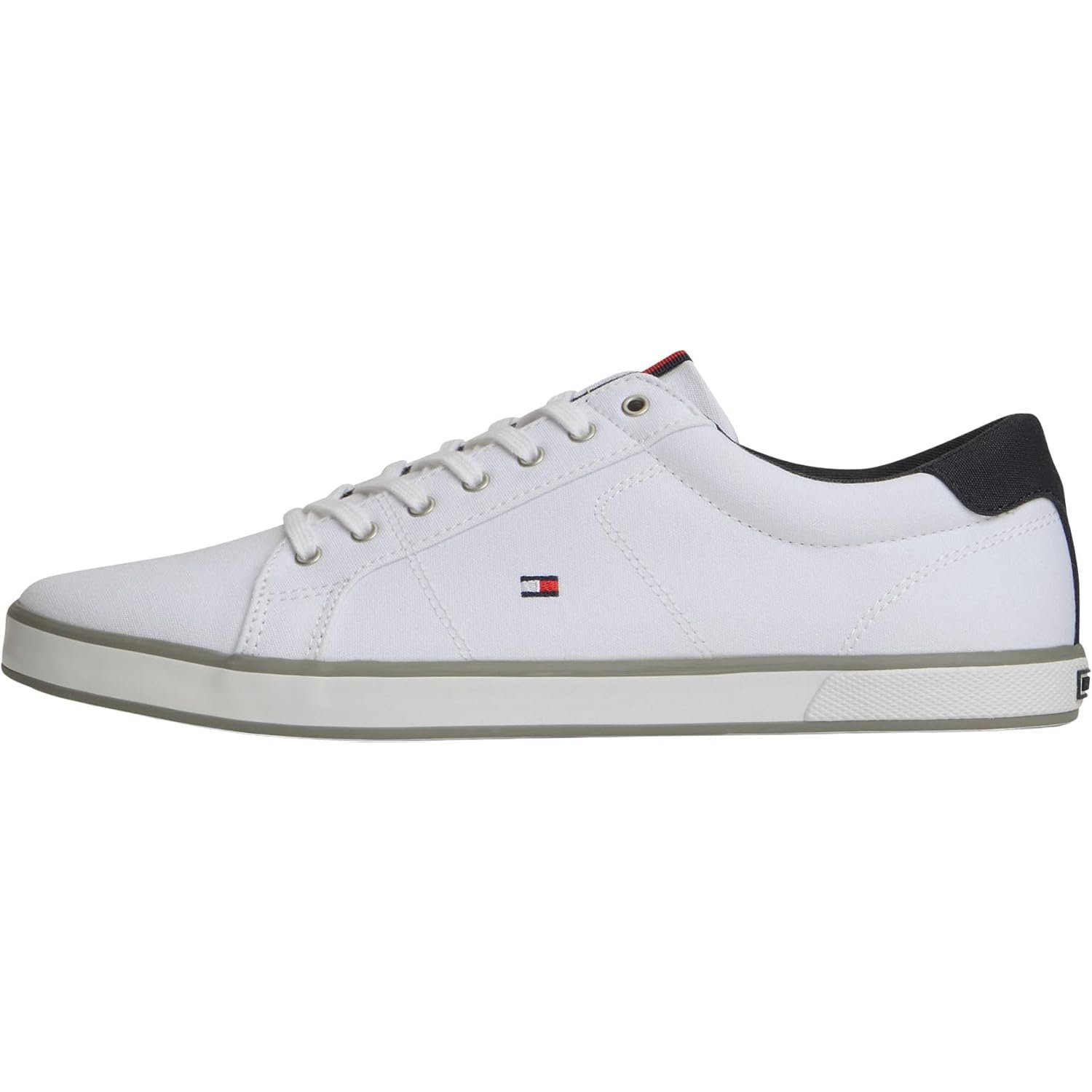 Tommy Hilfiger Men’s Vulcanised Trainers, White (White), 8