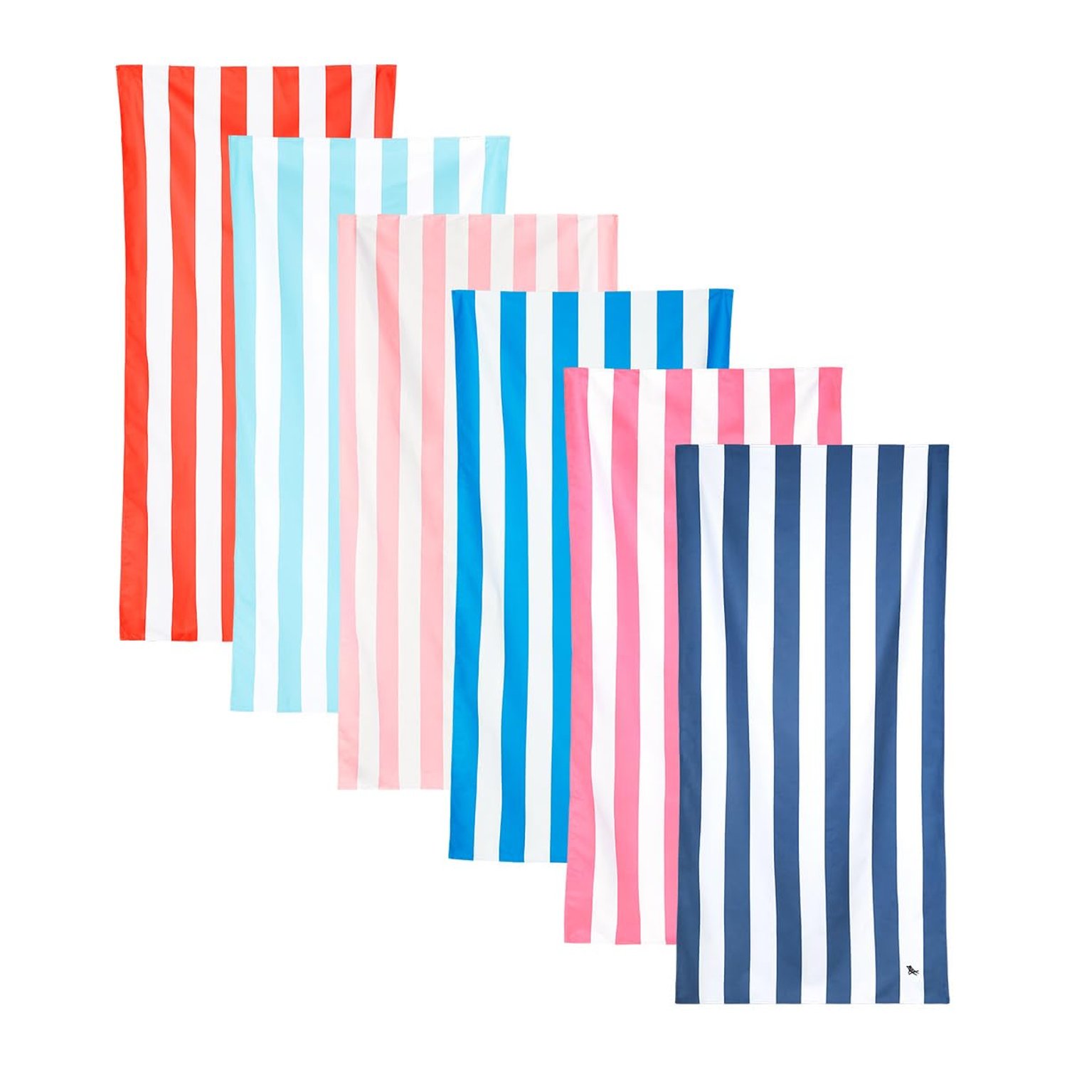 Dock & Bay Beach Towel - Quick Dry, Sand Free - Compact, Lightweight - 100% Recycled - Includes Bag - Set of 6 - Best of The Best, Extra Large (200x90cm, 78x35)