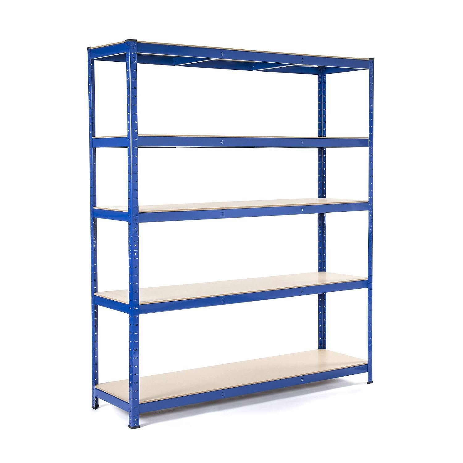 Racking Solutions Heavy Duty Garage Racking 275KG UDL Per Shelf 5 Shelves (1800mm H x 1500mm W x 600mm D)