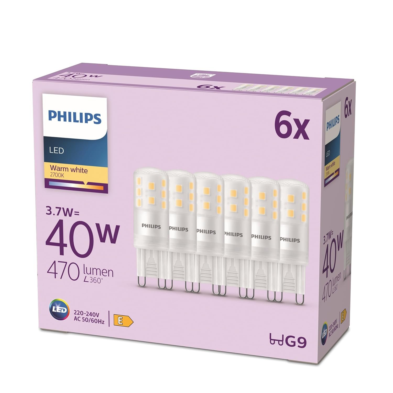 LED 40W G9 WW ND 6CT/6 EC