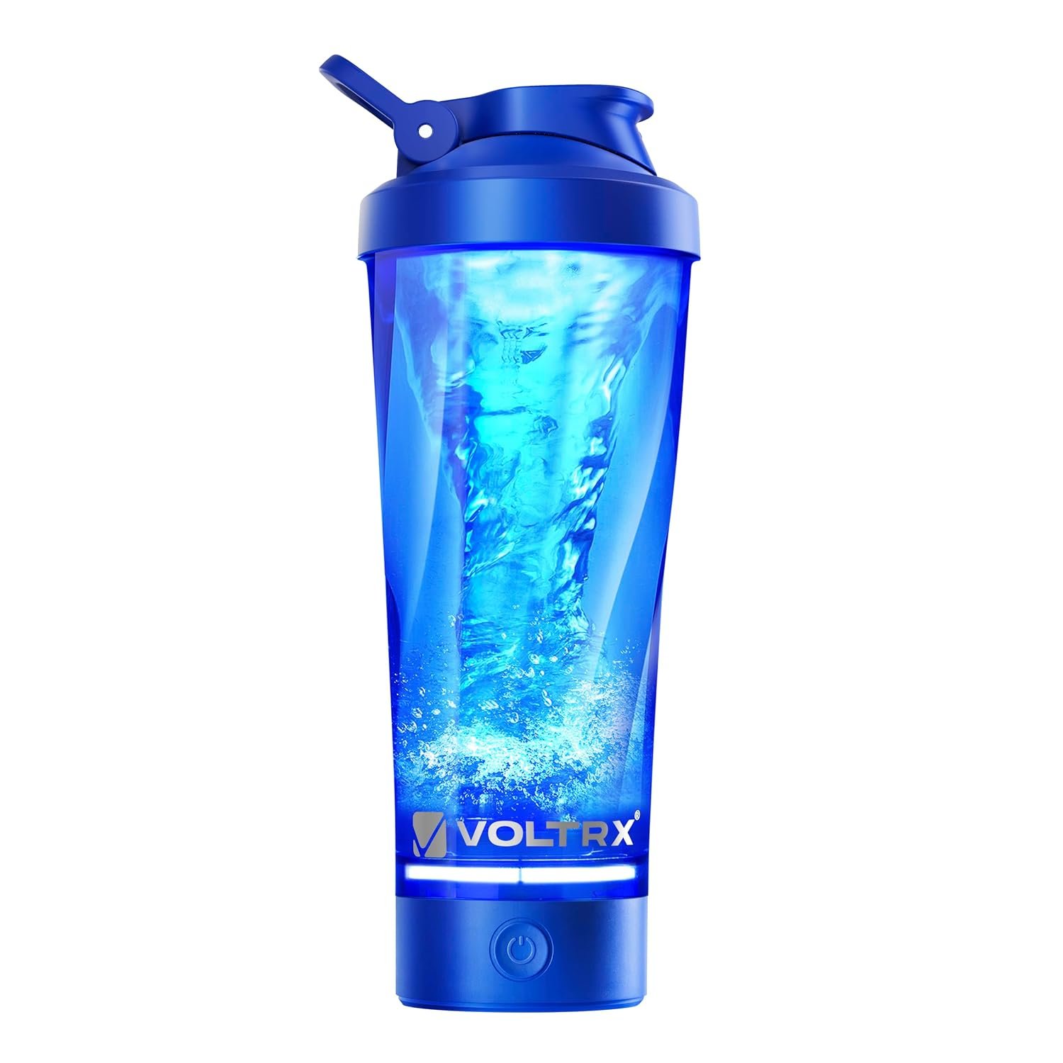 VOLTRX Premium Electric Protein Shaker Bottle, Made with Tritan - BPA Free - 24 oz Vortex Portable Mixer Cup/USB C Rechargeable Shaker Cups for Protein Shakes