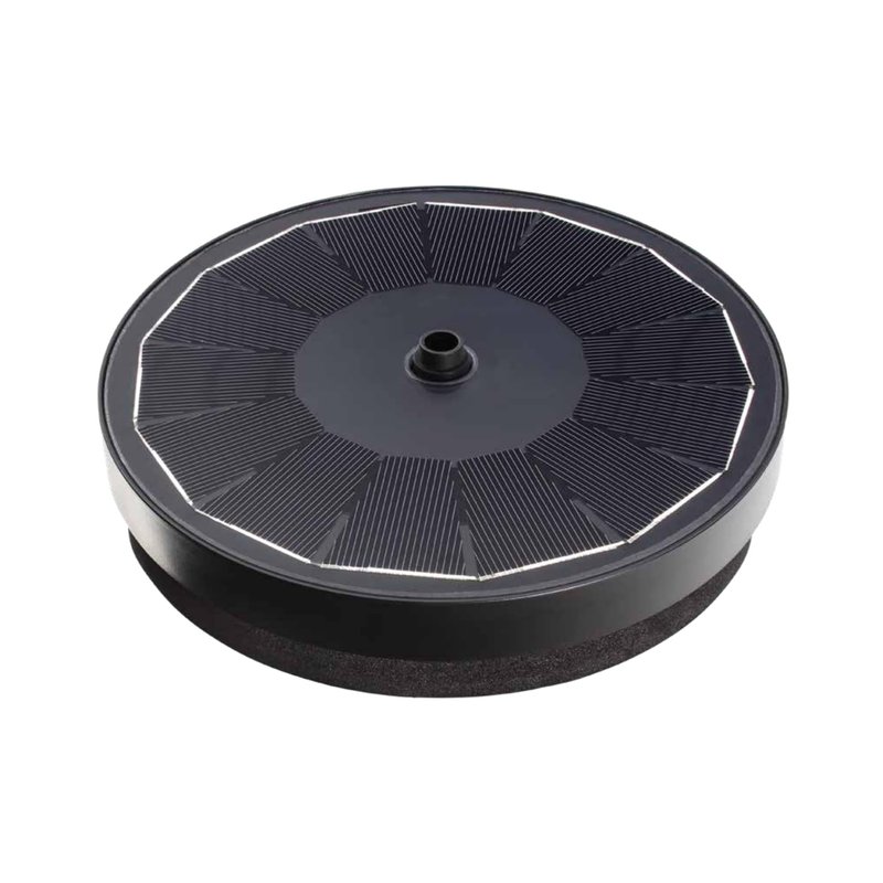 Blagdon Liberty Solar Floating Fountain Pump for Small Ponds, Water Features, Bird Baths, with Crystal Glass Panel, Five Fountain Displays, All Fittings Included, Max Flow Rate 180 LTR/hr, 2.2 Watts