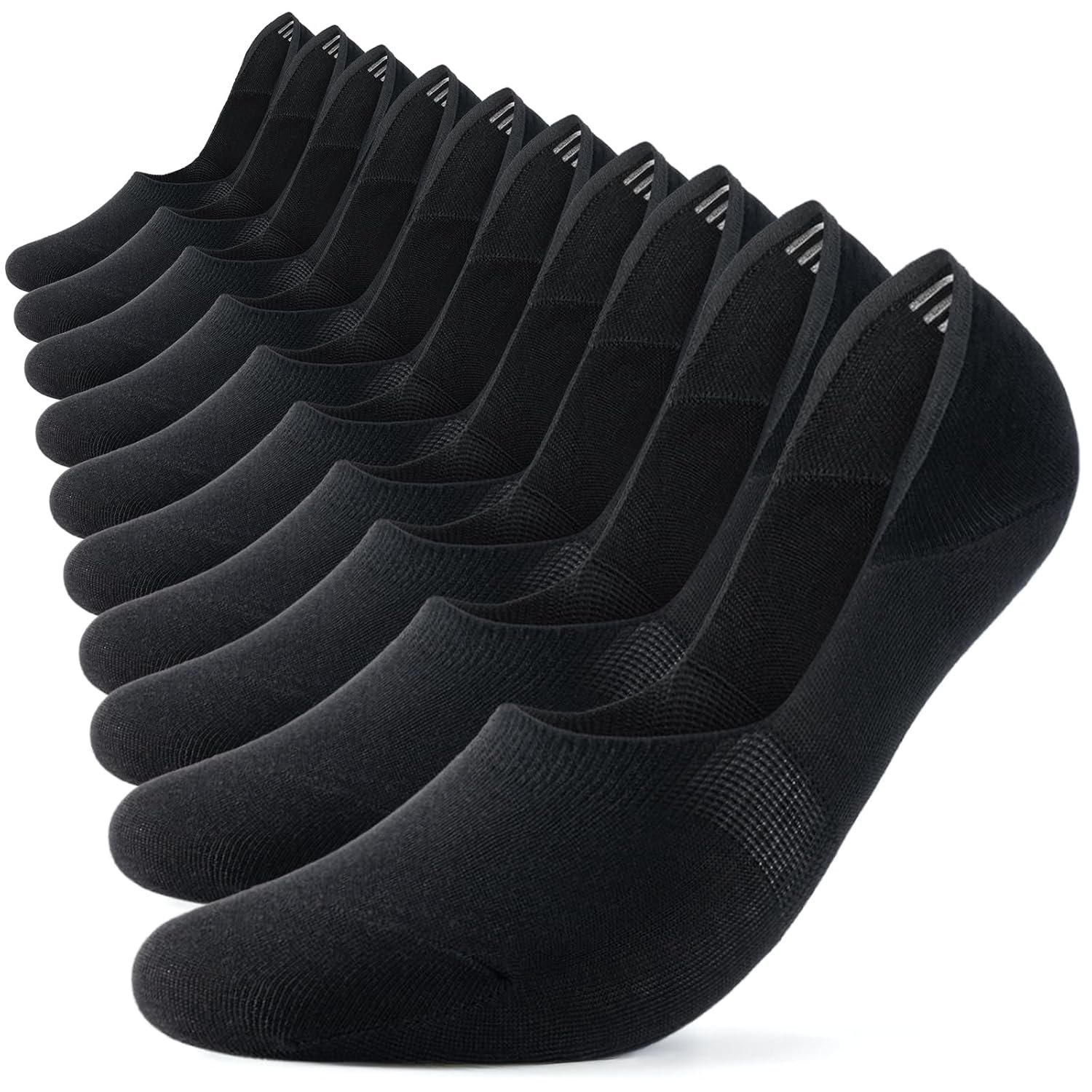 RUIXUE Mens Sports Socks Breathable Trainer Running Socks for Women Men, Cotton Low Cut Ankle Socks Hiking Socks for Casual and Athletic Wear (6 Pairs/10 Pairs)