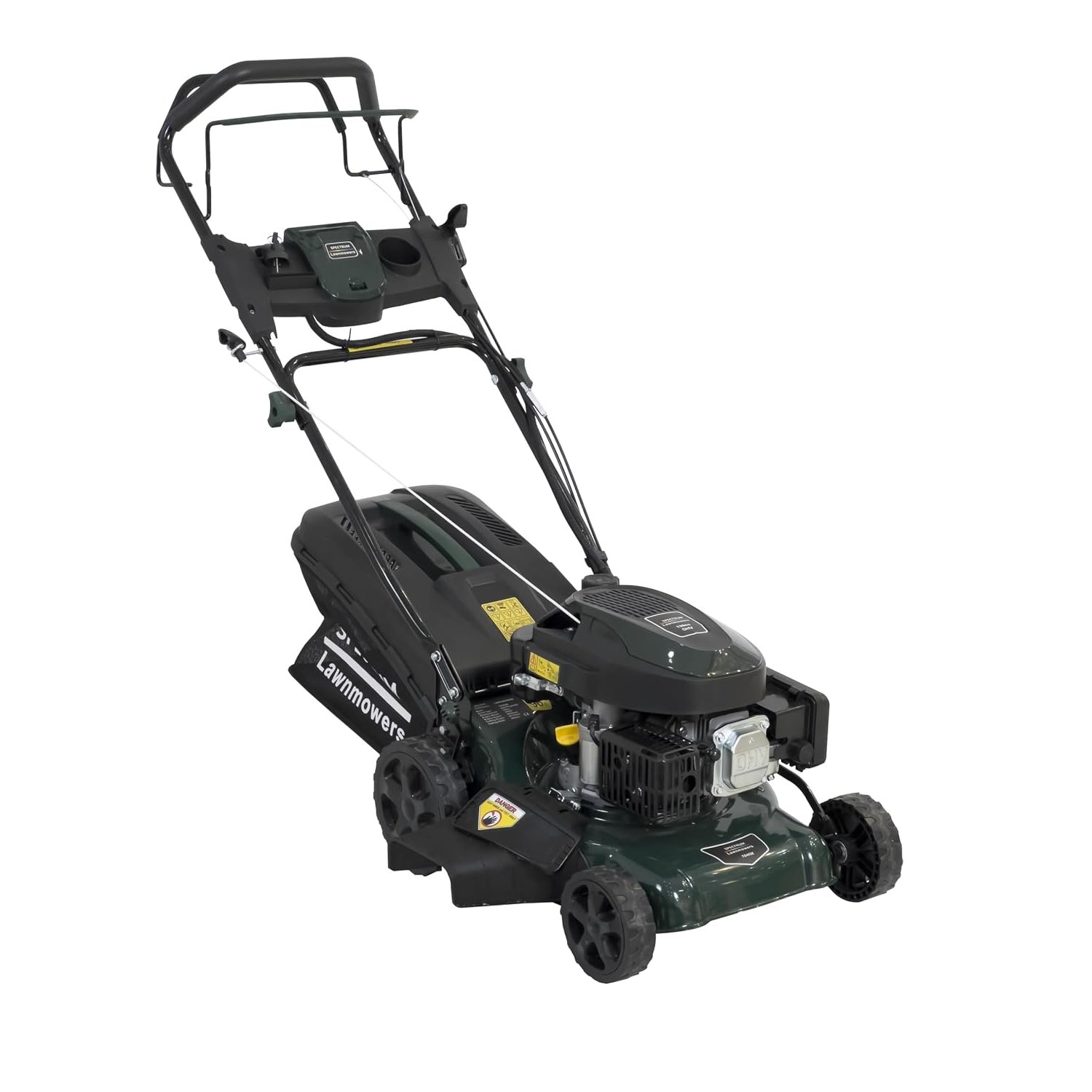 Spectrum TG40SE Petrol Lawnmower, 40cm Self-Propelled, Electric Start, 139cc Engine, 40L Collector, 5 Year Warranty