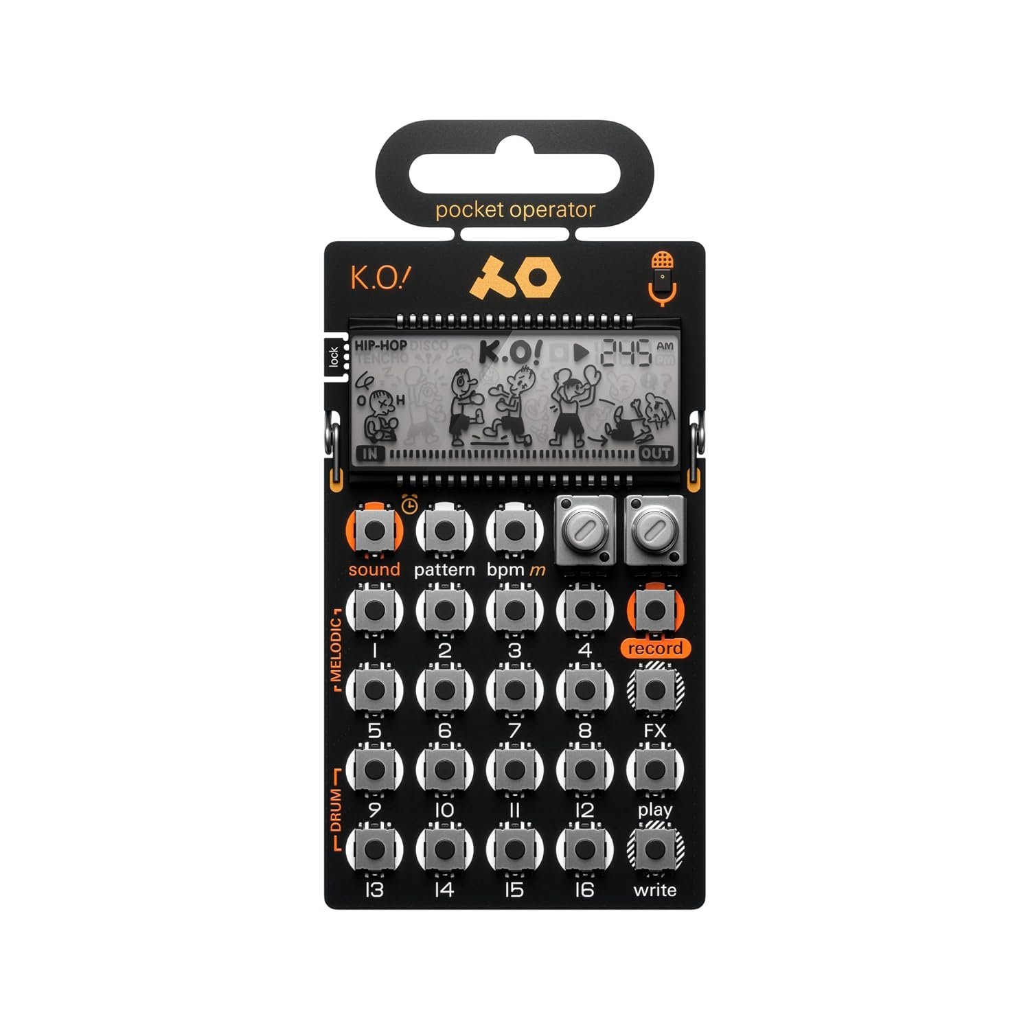 Teenage Engineering PO-33 Pocket Operator KO Sampler/Sequencer