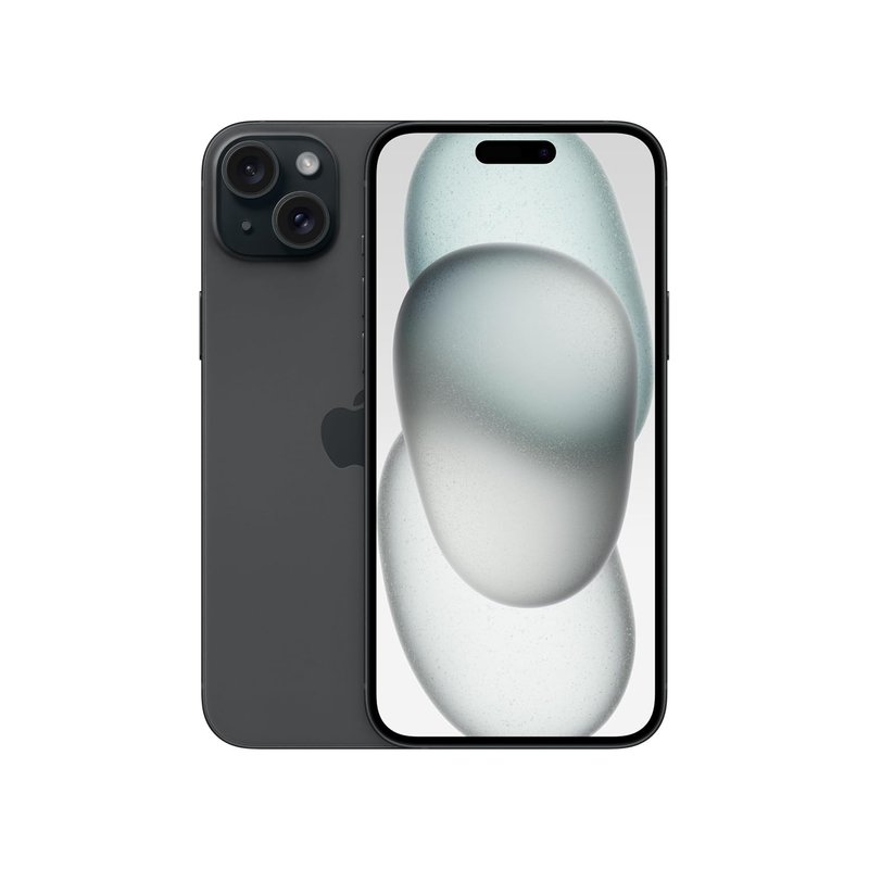 Apple iPhone 15 Plus 128GB Black (Renewed) - Unlocked Smartphone, 6.7" Super Retina XDR Display, 48MP Dual Camera
