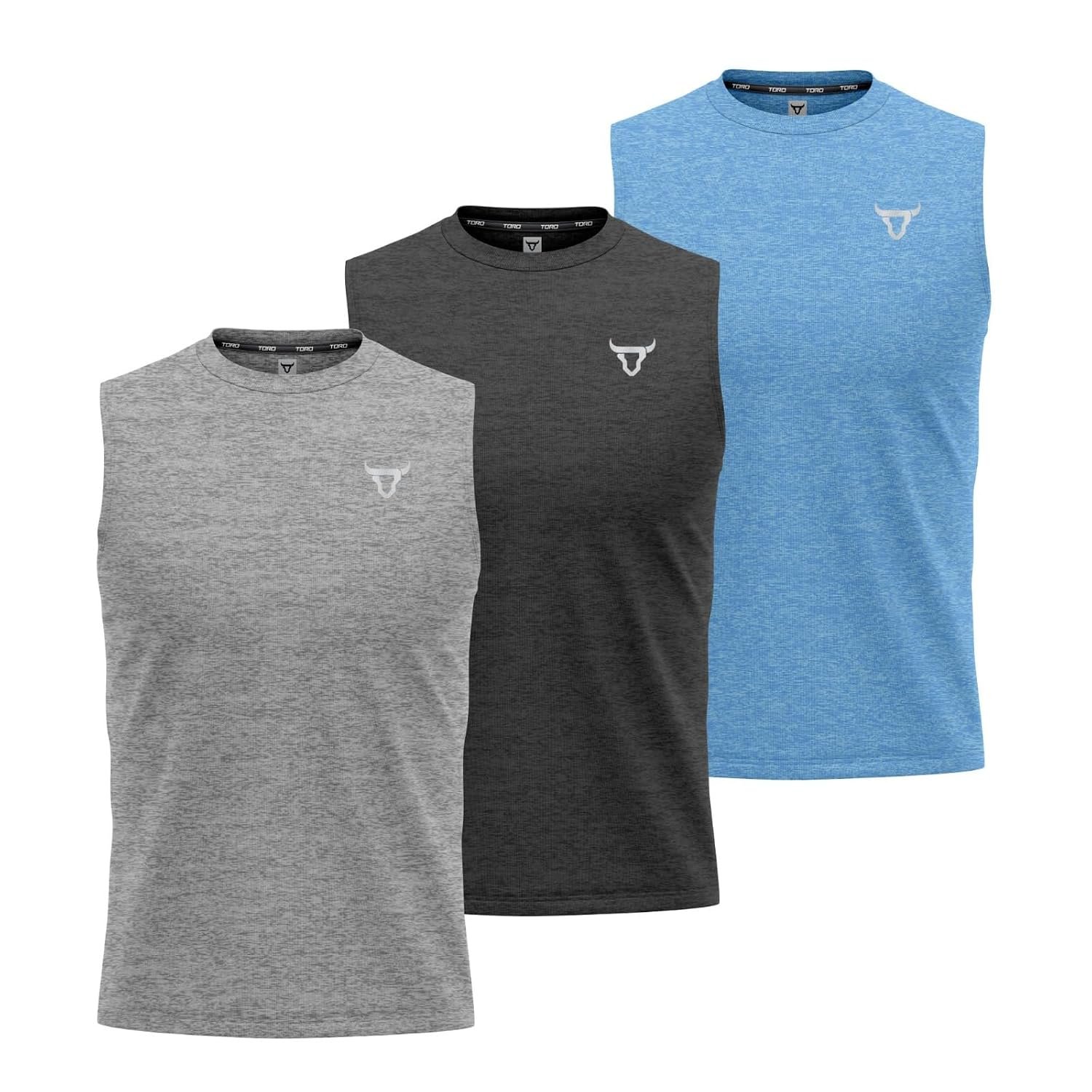10 Pack Running Muscle Sleeveless Tank Top for Men Dry-Fit Workout Tops Shirts Training Bodybuilding Vests