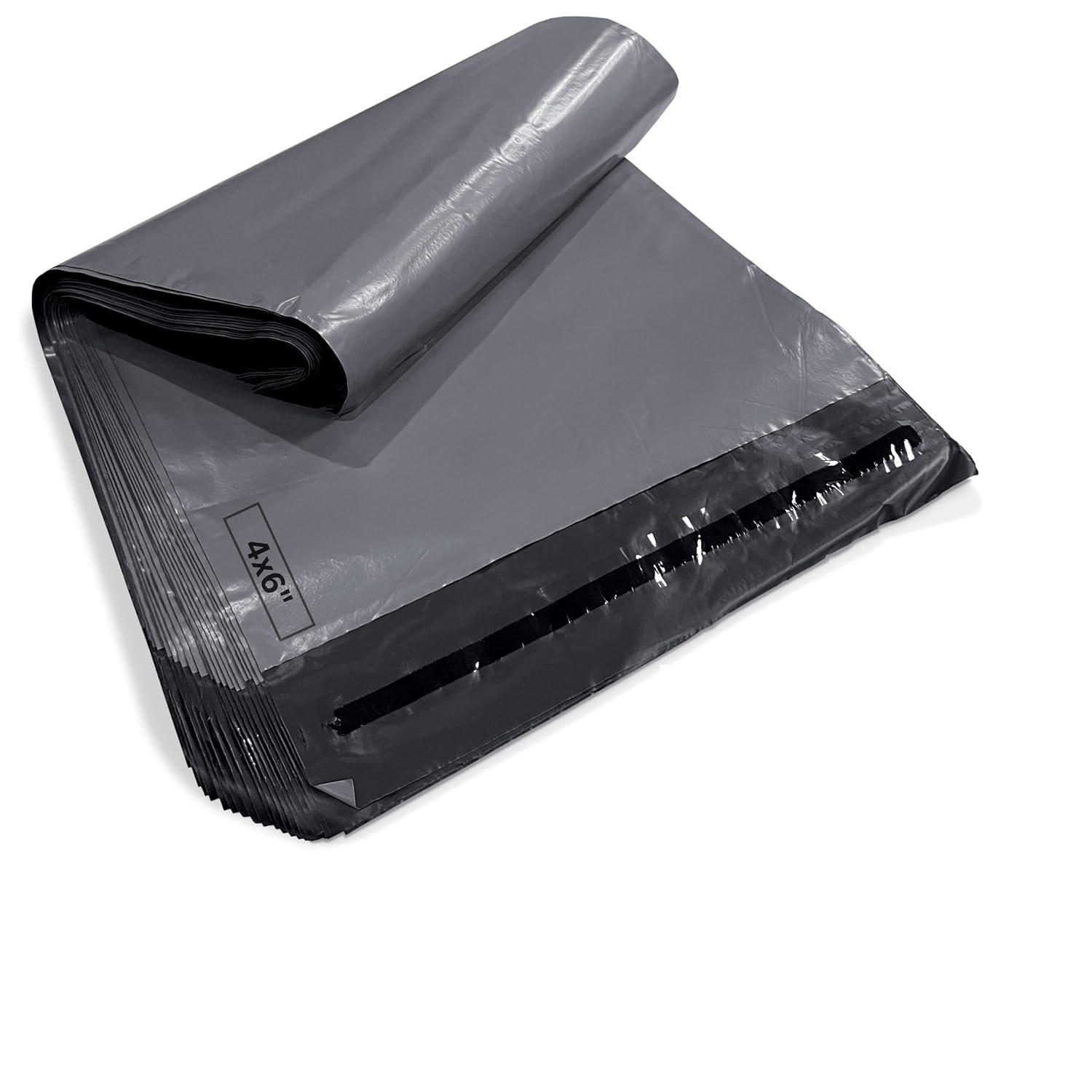 JeeJaan® 1000 Grey Mailing Bags 8" x 10" - (203x 254mm) Grey Poly Mailers Postage Bags Strong Recyclable Poly Mailers Postage Bags for Envelope & Courier Shipping