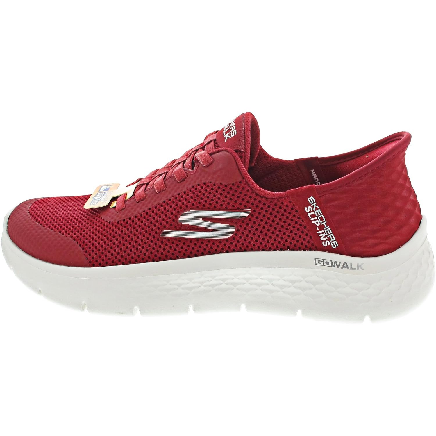 Skechers Go Walk Flex Grand Entry Women’s Slip-In Trainers, Red -, 4 UK