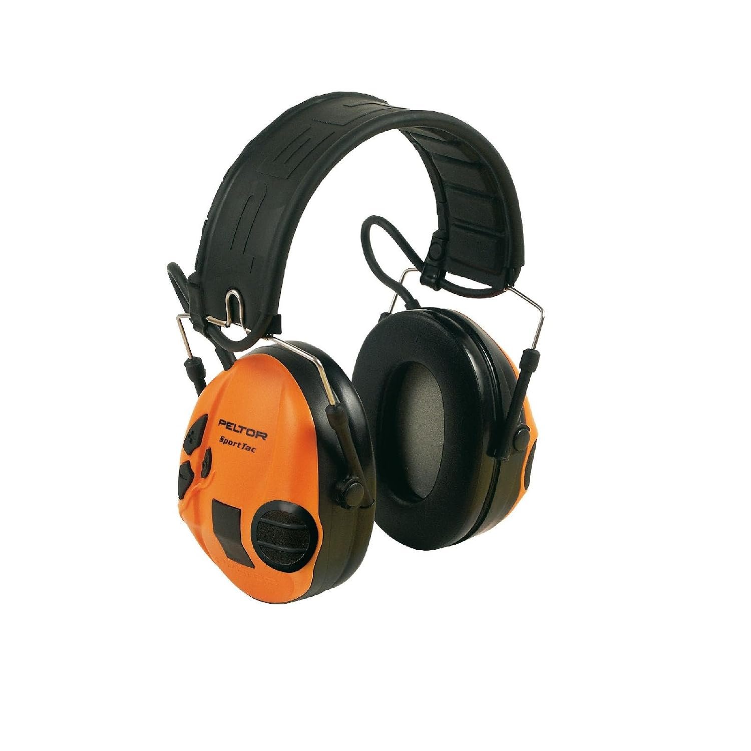 3M Peltor SportTac Headset – Level Dependent Active Hearing Protection for Shooters, with Impulse Noise Control, 26 dB, Orange/Green
