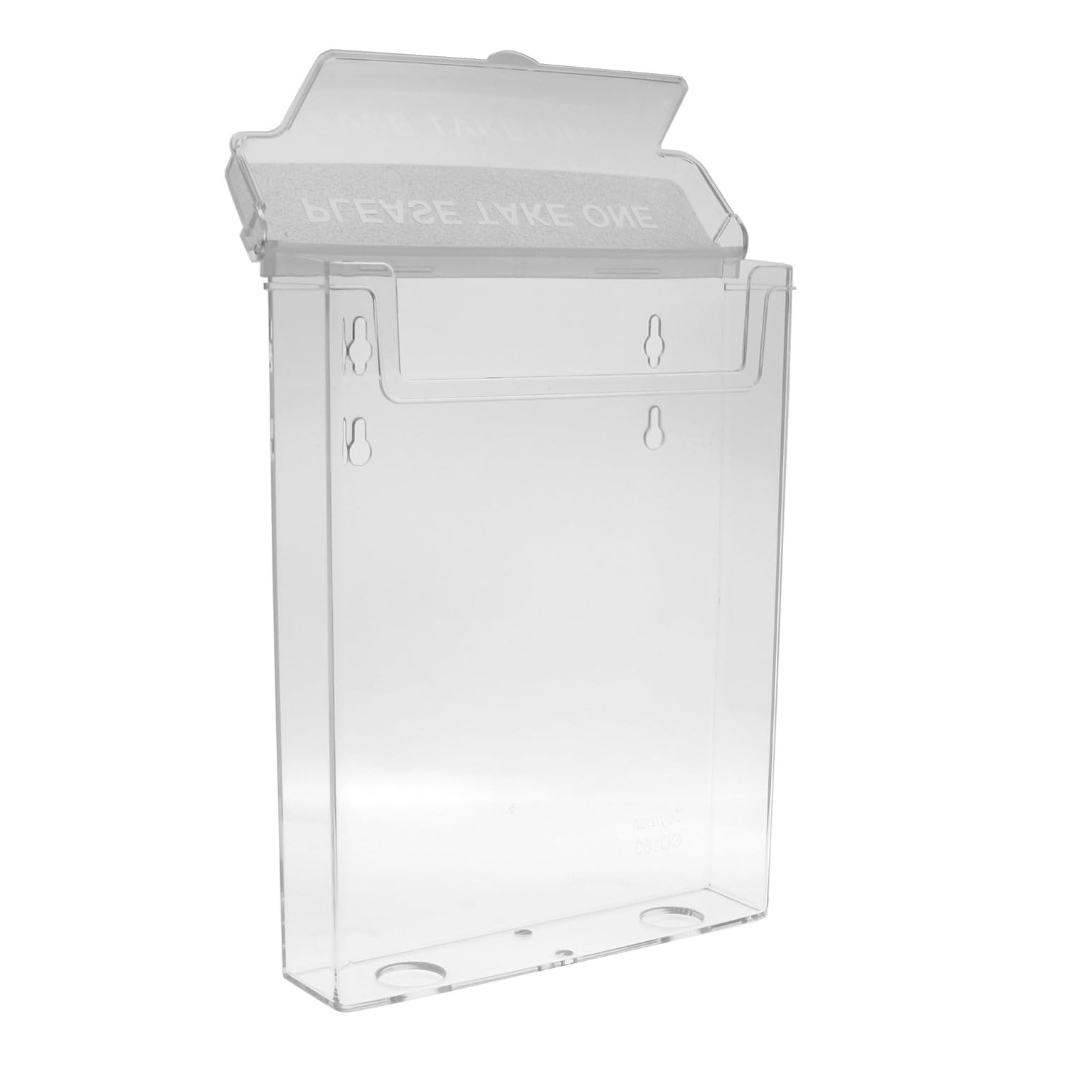 Taymar DIN A5 brochure holder, brochure box with lid, weatherproof (also suitable for outdoor use)