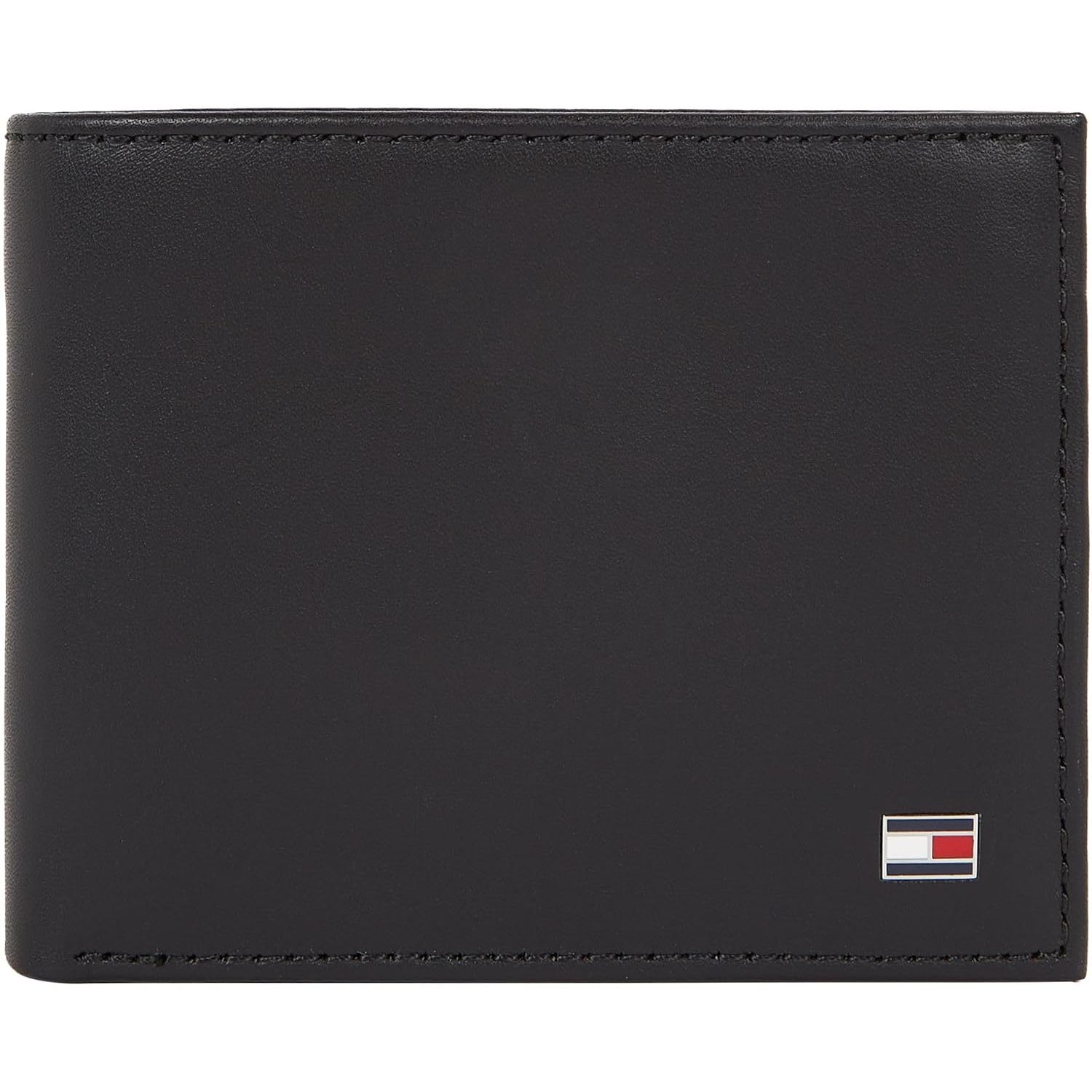 Tommy Hilfiger Men’s Eton Mini Wallet, Black (Black), One Size