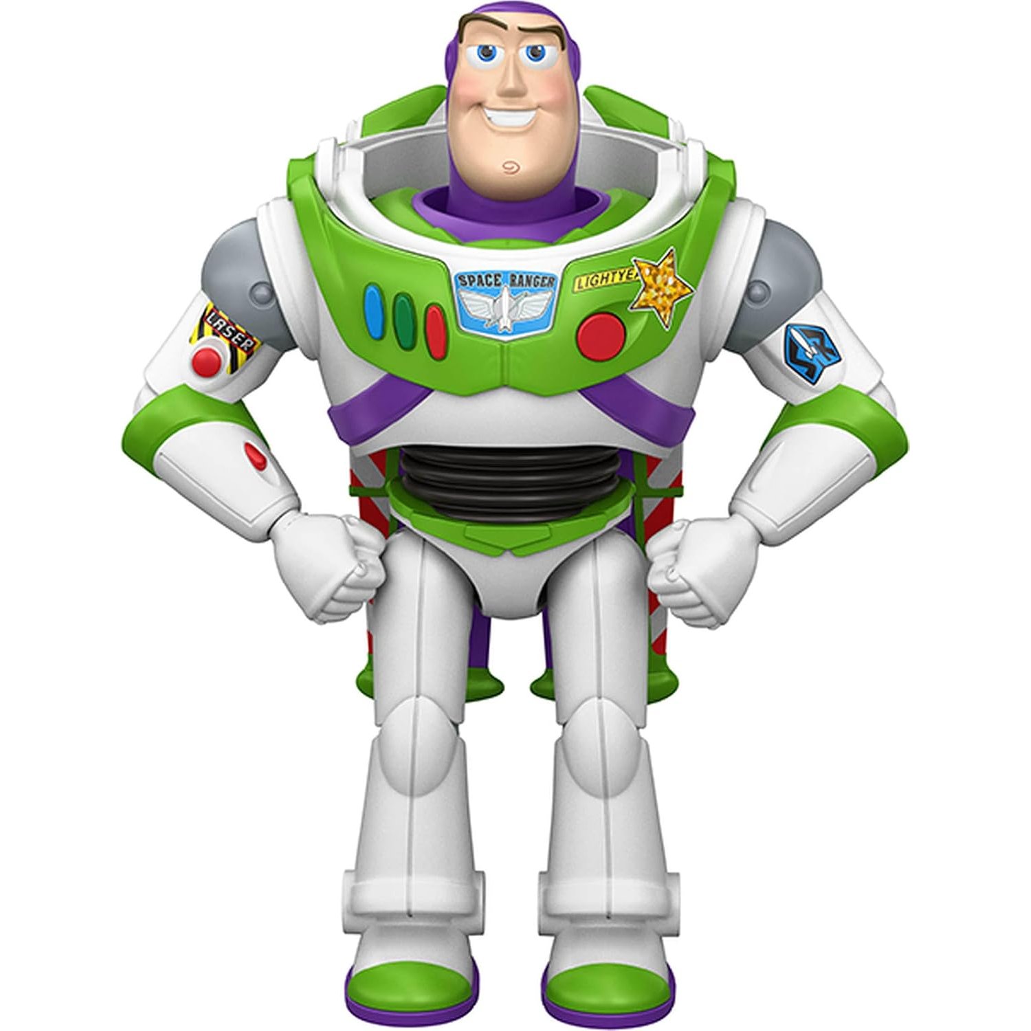 Mattel Disney and Pixar Toy Story 5 Figure, Large Scale Launch Ready Buzz Lightyear Figure, 10 Inch Movie Design 12 Points Articulation, JKV39