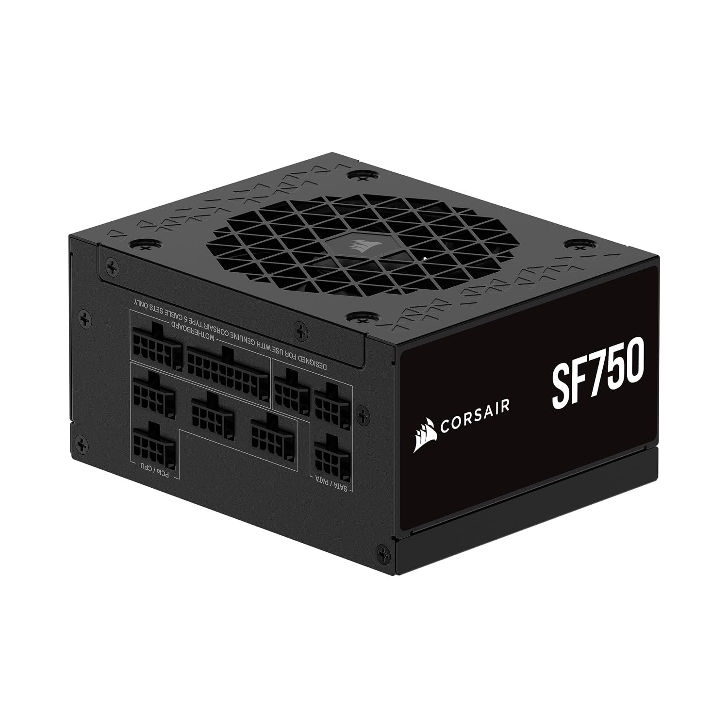 CORSAIR SF750 (2024) Fully Modular SFX Low Noise 80 Plus Platinum Power Supply – ATX 3.1 Compliant – PCIe 5.1 Ready – Small Form Factor – SFX-to-ATX Bracket Included – Black