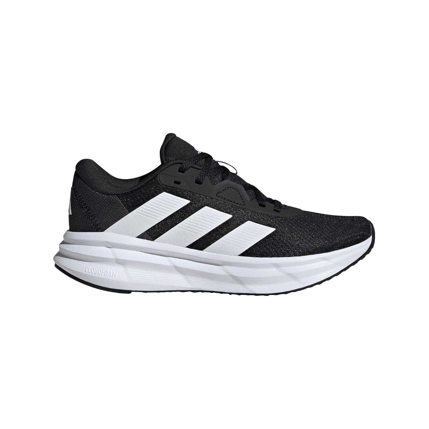 adidas Women's Galaxy 7 Running Sneaker, Black/White/Carbon, 5 UK