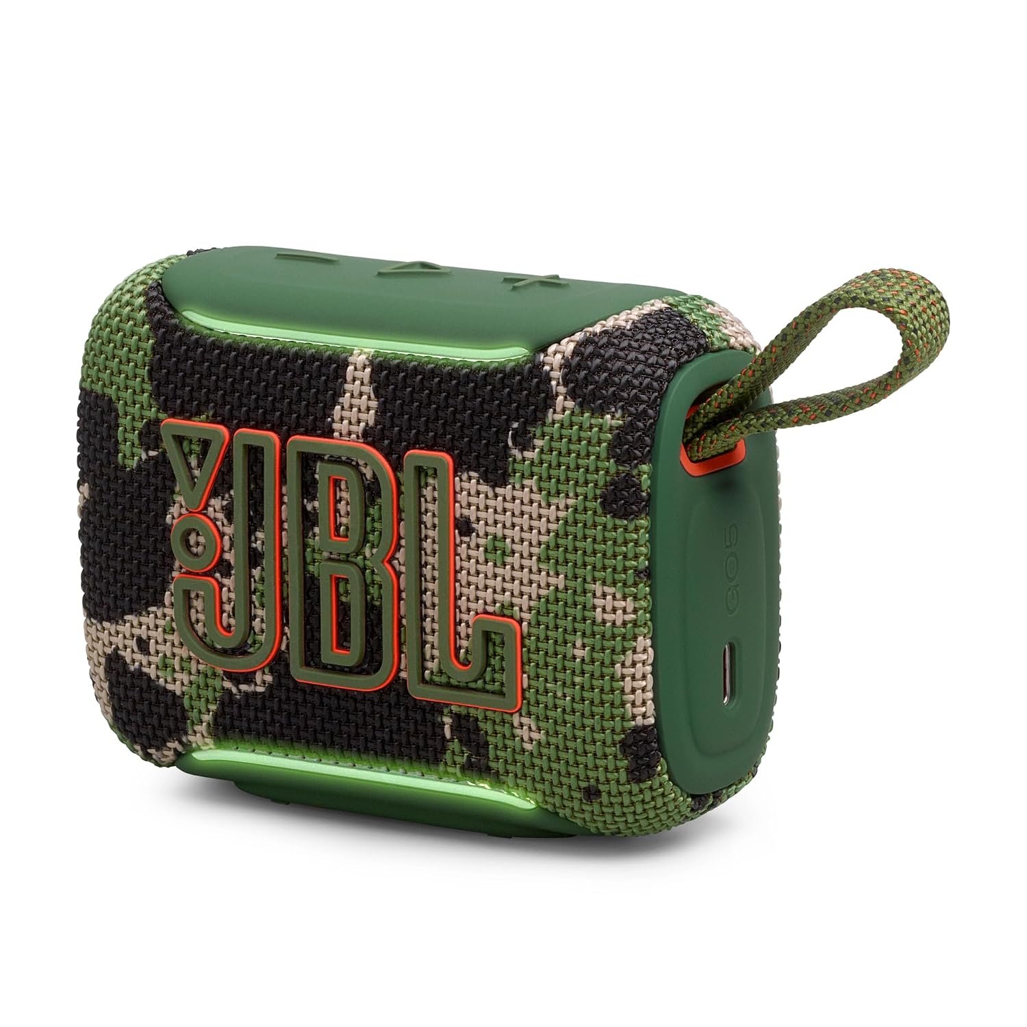 JBL GO 5 Ultra-Portable Bluetooth Speaker with Big JBL Pro Sound and Punchy Bass, AirTouch Pairing, Waterproof Design and 10-Hour Playtime, Squad
