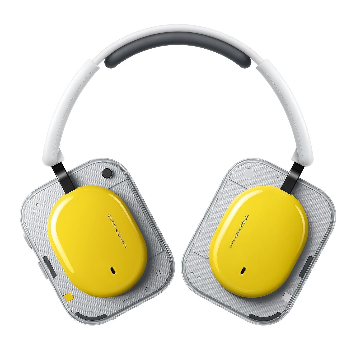 Nothing Headphone (a) 2026 New, Adaptive Active Noise Cancelling Headphones, Wireless Over Ear Bluetooth 5.4 ANC Headset with LDAC Hi-Res, 5 HD Mics Ultra Bass via APP, 135 Hours Playtime, Yellow