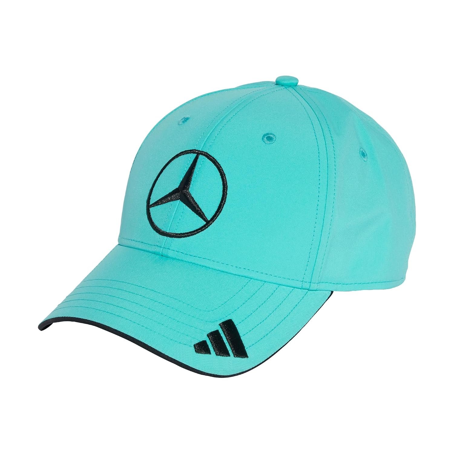 adidas Unisex Mercedes - AMG Petronas Formula ONE Team Driver Cap, semi Mint Rush/Black, XXS