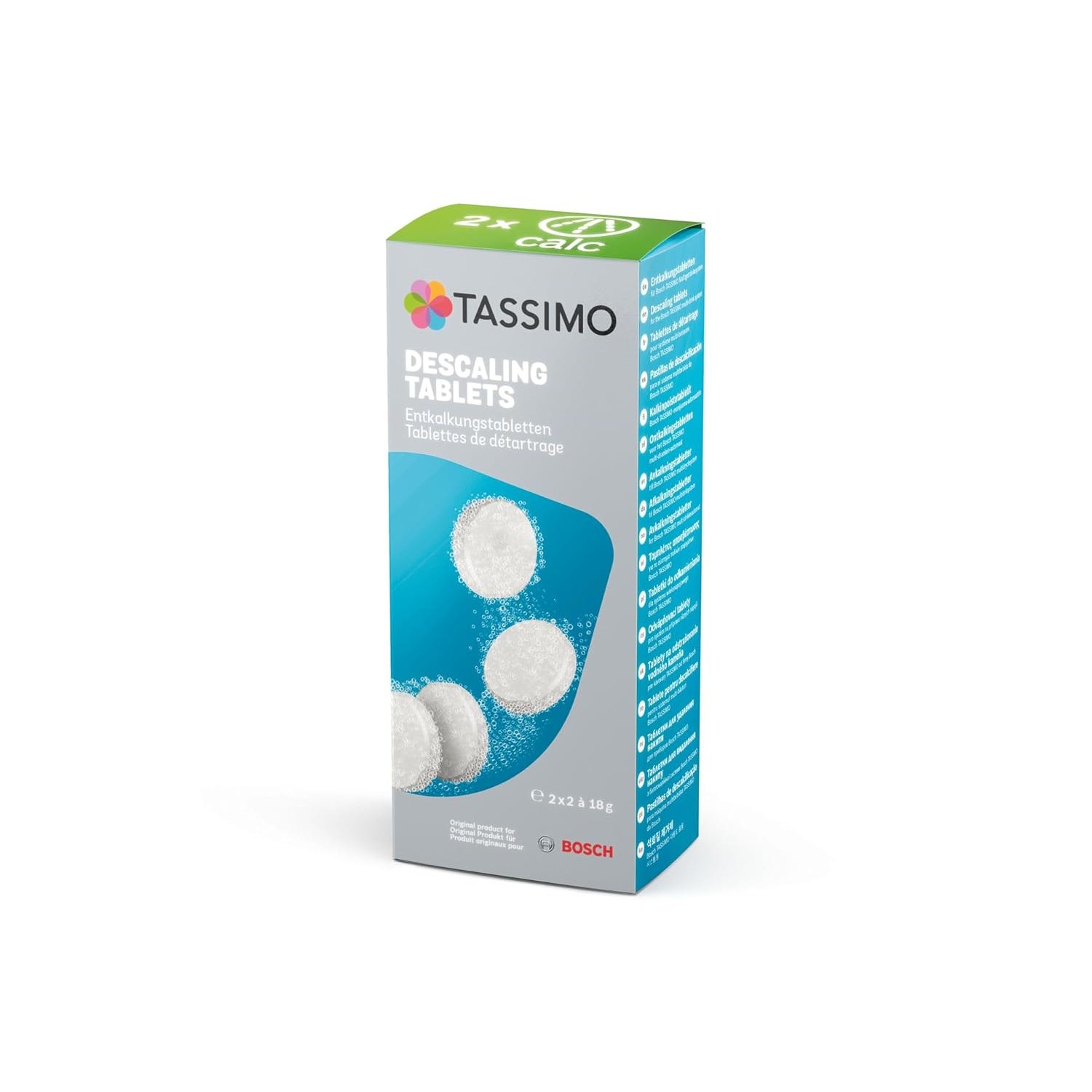 Tassimo Descaling Tablets with 4 Tablets for 2 Descaling Processes