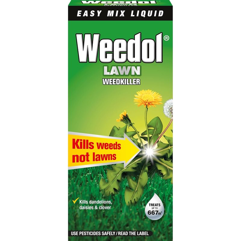 Weedol Lawn Weedkiller Easy Mix Liquid Concentrate 1L