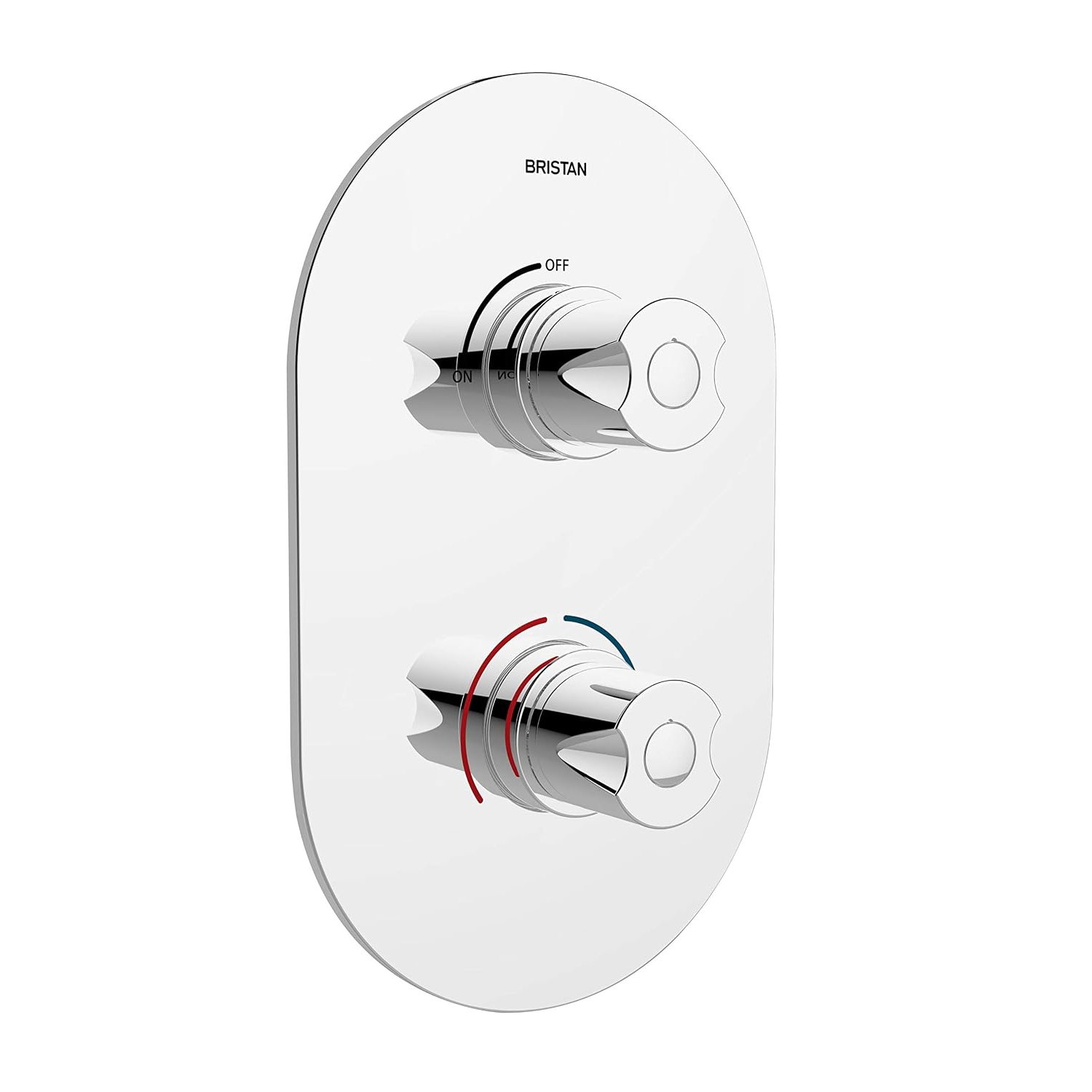 Bristan AR3 SHCVO C Artisan Recessed Thermostatic Dual Control Shower Valve - Chrome