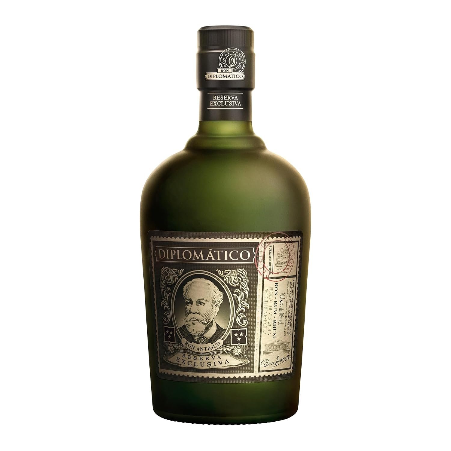 Diplomático Reserva Exclusiva Rum Canister Gift Set - Premium Amber Rum from Venezuela - 40% ABV - 70cl Bottle