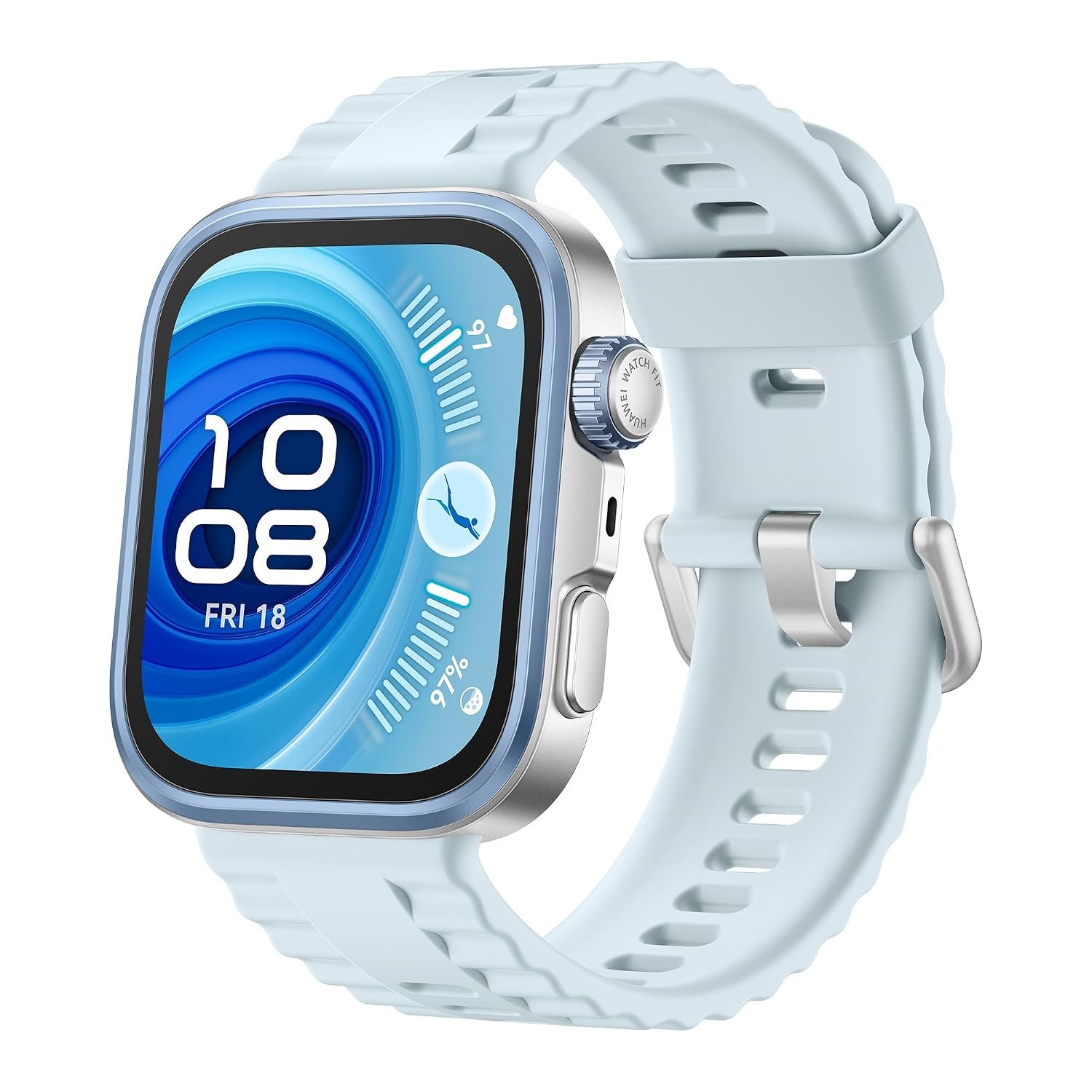 HUAWEI WATCH FIT 4 Pro Smart Watch,1.82" Sapphire Screen&Titanium, Blue