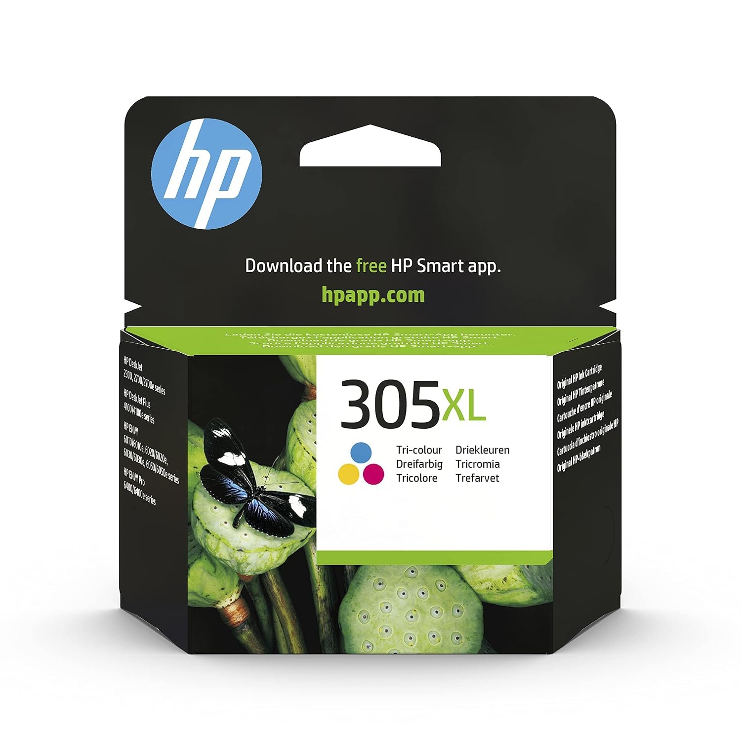HP 305XL Tri-Colour High Yield Orignal Ink (3YM63AE) – Works with: HP DeskJet 2700, 2700e, 2800, 4100, 4100e, 4200e Series, ENVY 6000, 6000e series, ENVY Pro 6400, 6400e series