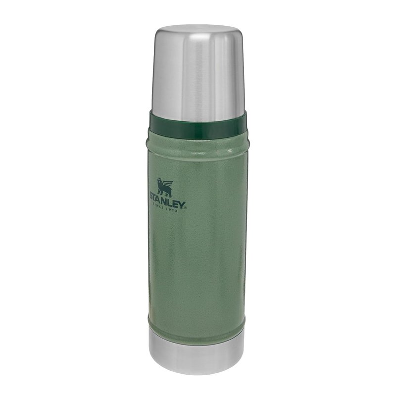 Stanley 1913 Classic Legendary Thermal Flask 0.47L - Keeps Hot Or Cold for 15 Hours - BPA-Free Insulated Bottle - Stainless Steel Coffee Flask - Leakproof - Dishwasher Safe - Green