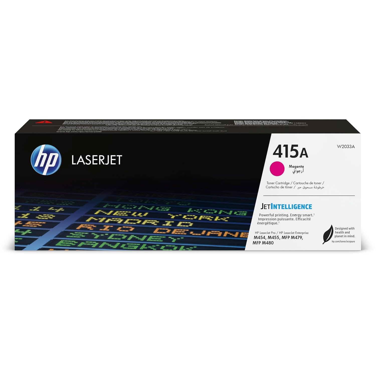 HP W2033A 415A Original LaserJet Toner Cartridge, Magenta, Single Pack, Standard