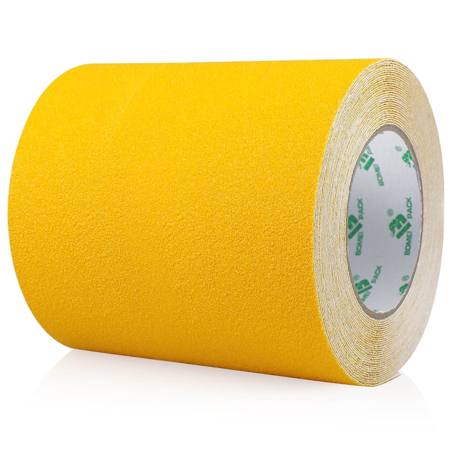BOMEI PACK 1 Roll Yellow Antislip Stair Tape Strong Traction Floor Grip Tape 150mm x 10m Walkway Step Treads Non-slip Self Adhesive Prevent slippings