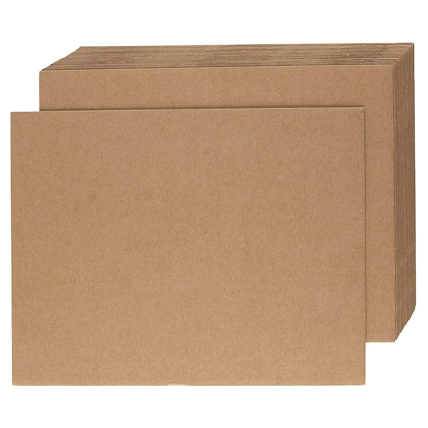 10 x A1 Corrugated Cardboard Packaging Sheets Kraft Pads Single and Double Wall Protective Dividers for Cushioning & Crafts (Single Wall, A1-841 x 594mm)