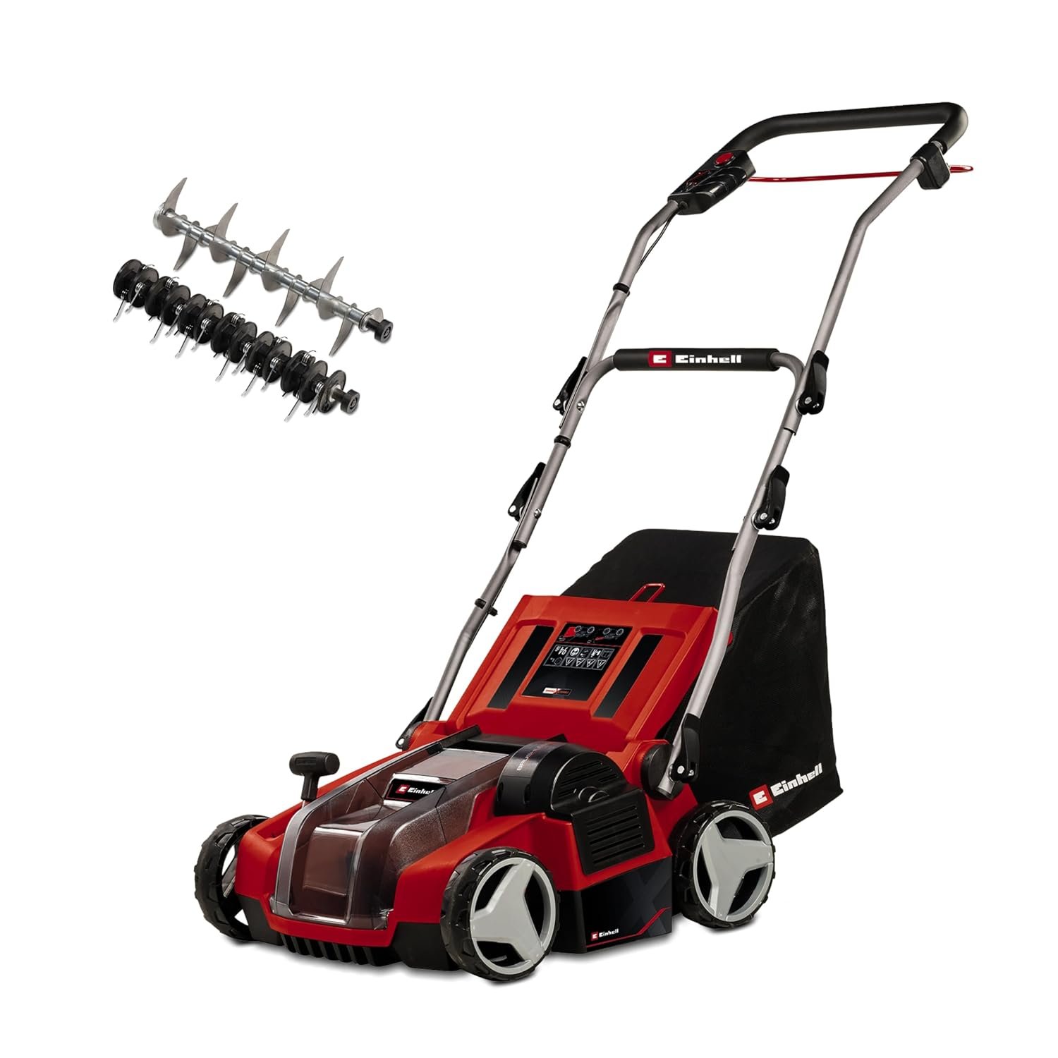 Einhell GE-SA 36/35 Li-Solo Power X-Change Wireless Scarifier Aerator (36 V, Carbonless Motor, Scarification Roller 35 cm) Delivered without Battery or Charger