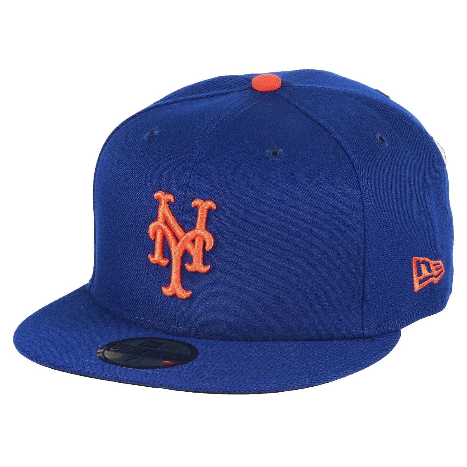 New Era New York Mets MLB Cap 59Fifty Basecap Baseball Kappe Blau - 7 1/2-60cm (XL)