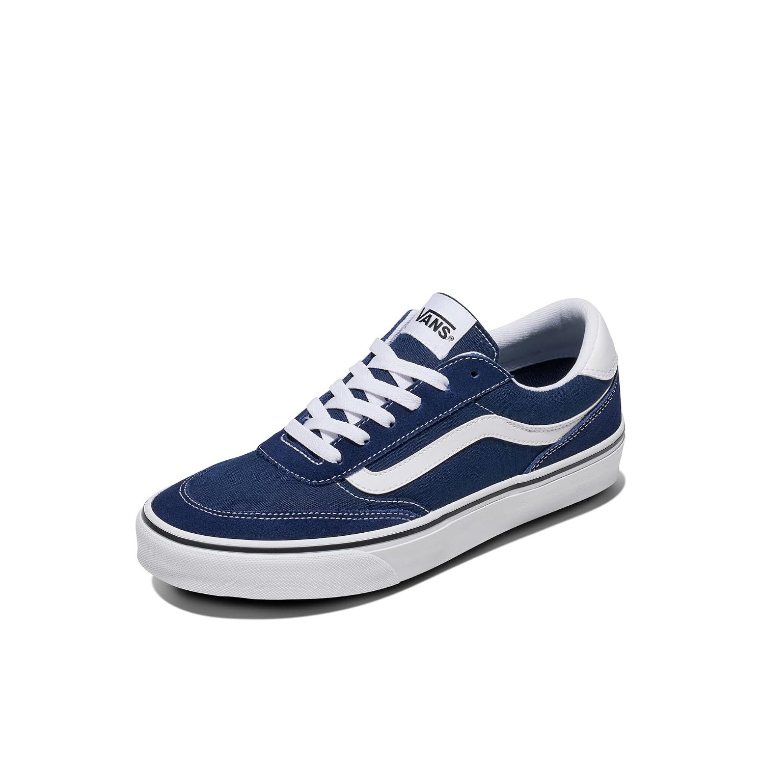 Vans Men's Brooklyn LS Sneakers Suede and Dress Blues 14