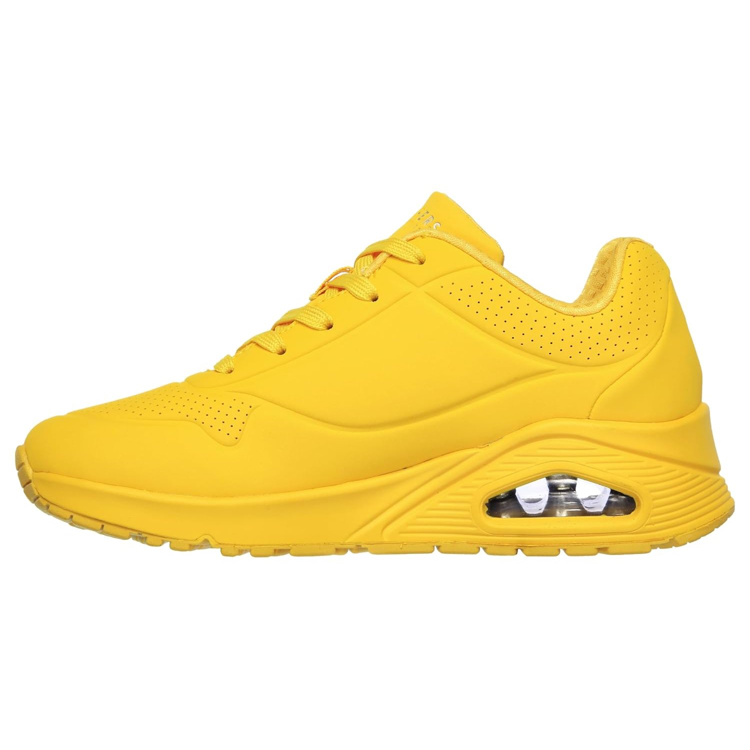 Skechers Women's Uno Stand on Air Sneaker, Yellow, 5.5 UK