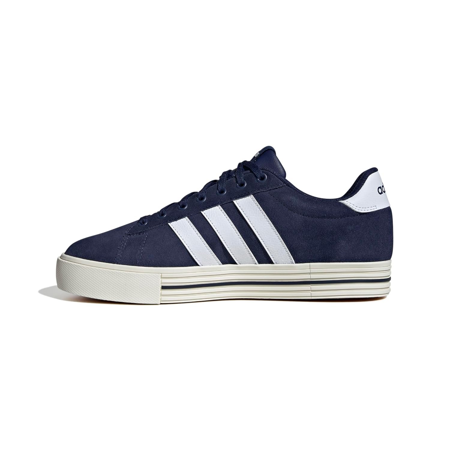 adidas Men's Daily 4.0 Sneaker, Dark Blue/White/Off White, 6