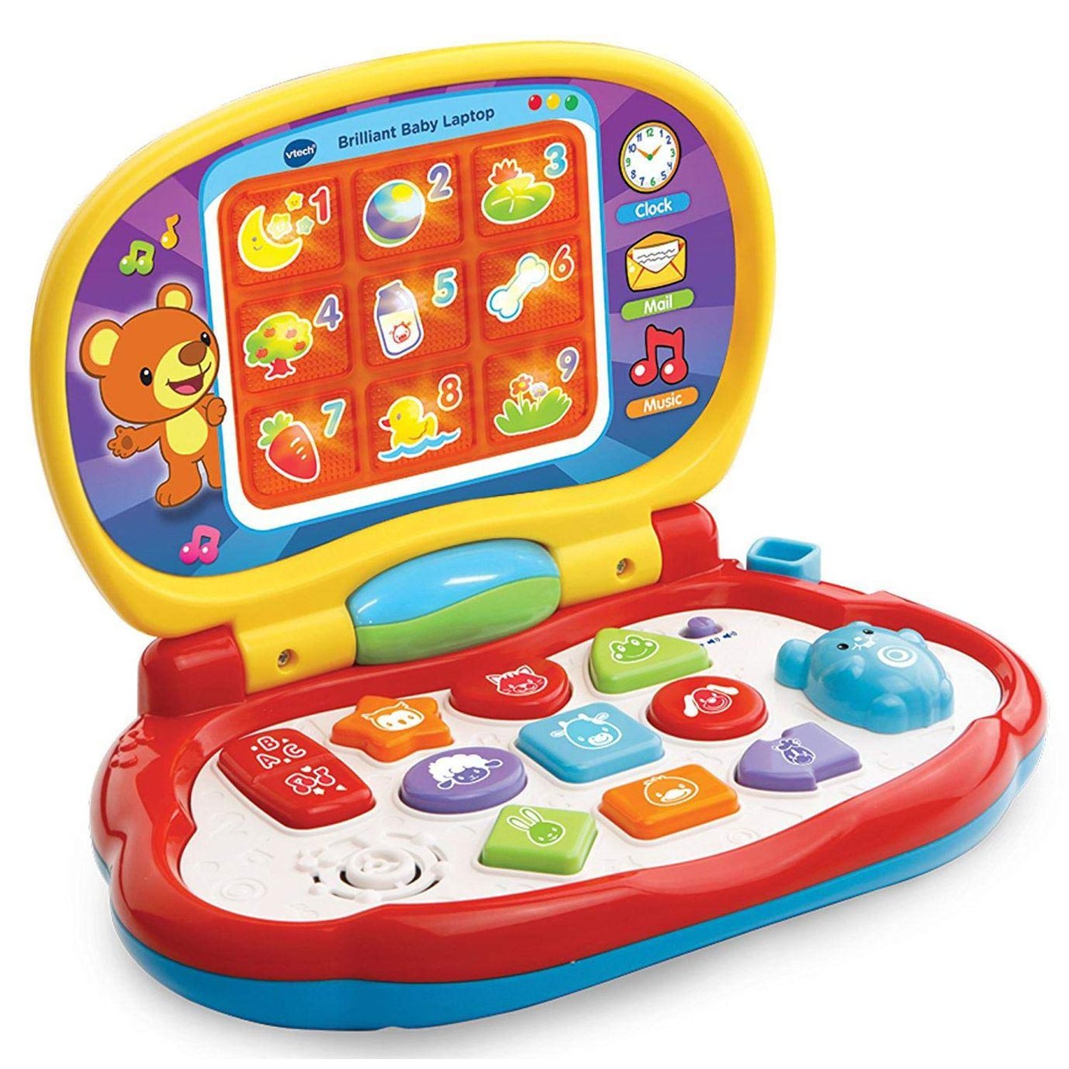 VTech Baby Laptop Toy, Multicolor, 28 x 5.3 x 22 cm