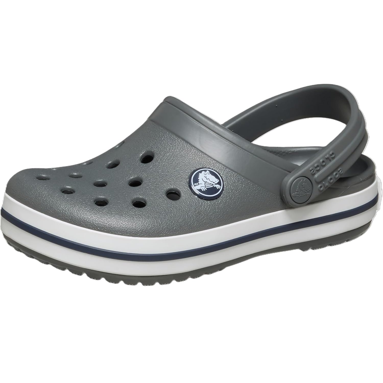 Crocs Unisex Kids,Crocband Clog K, Slate Grey/Navy, 6 UK