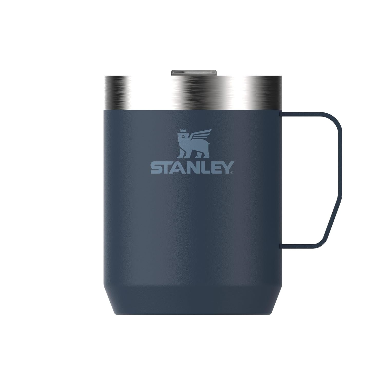 STANLEY 1913 Classic Legendary Camp Travel Mug 0.23L – Keeps Hot for 1 Hour – 2 Hours Cold – Dishwasher Safe – Stainless Steel Coffee Cup – BPA-Free – Navy