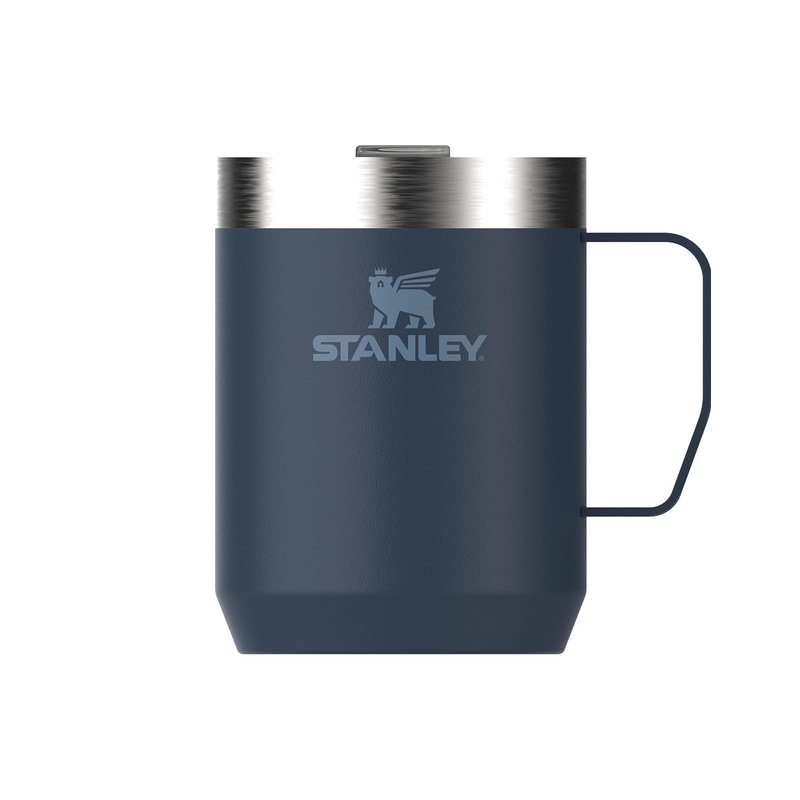 STANLEY 1913 Classic Legendary Camp Travel Mug 0.23L – Keeps Hot for 1 Hour – 2 Hours Cold – Dishwasher Safe – Stainless Steel Coffee Cup – BPA-Free – Navy