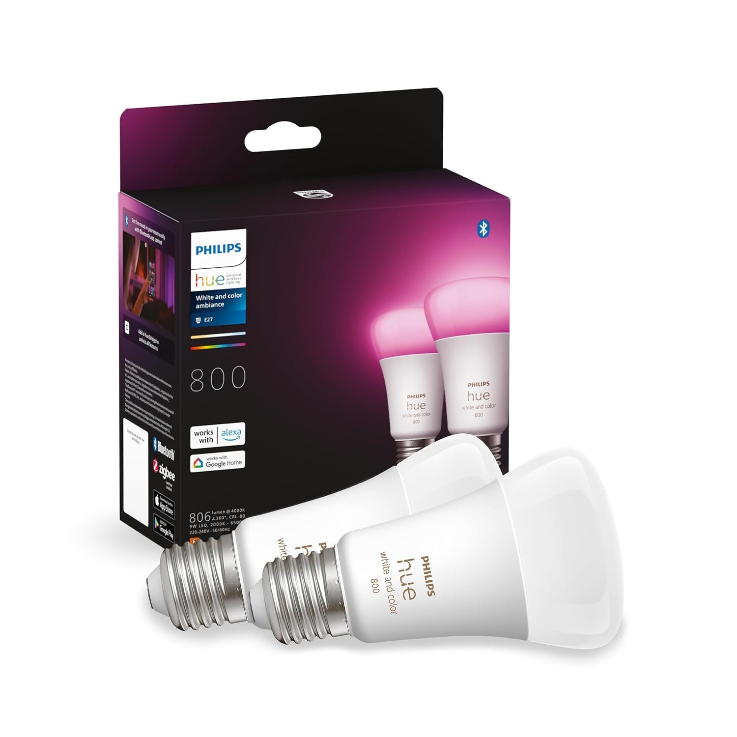 Philips Hue White and Colour Ambiance Smart Ligh… view 1