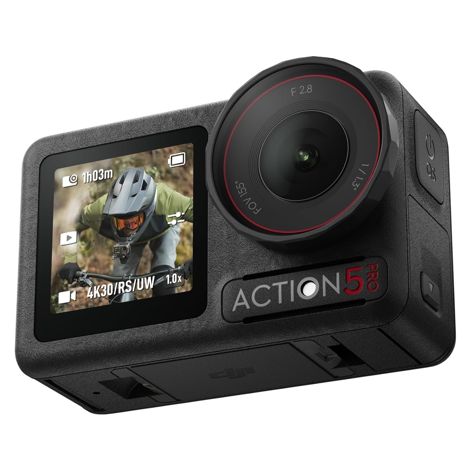 DJI Osmo Action 5 Pro Standard Combo, Waterproof Camera With 1/1.3" Sensor, 4K/120fps Video, Subject Tracking, Stabilization, Dual OLED Touchscreens, Action Camera 4K Ideal for Sports, Vlog