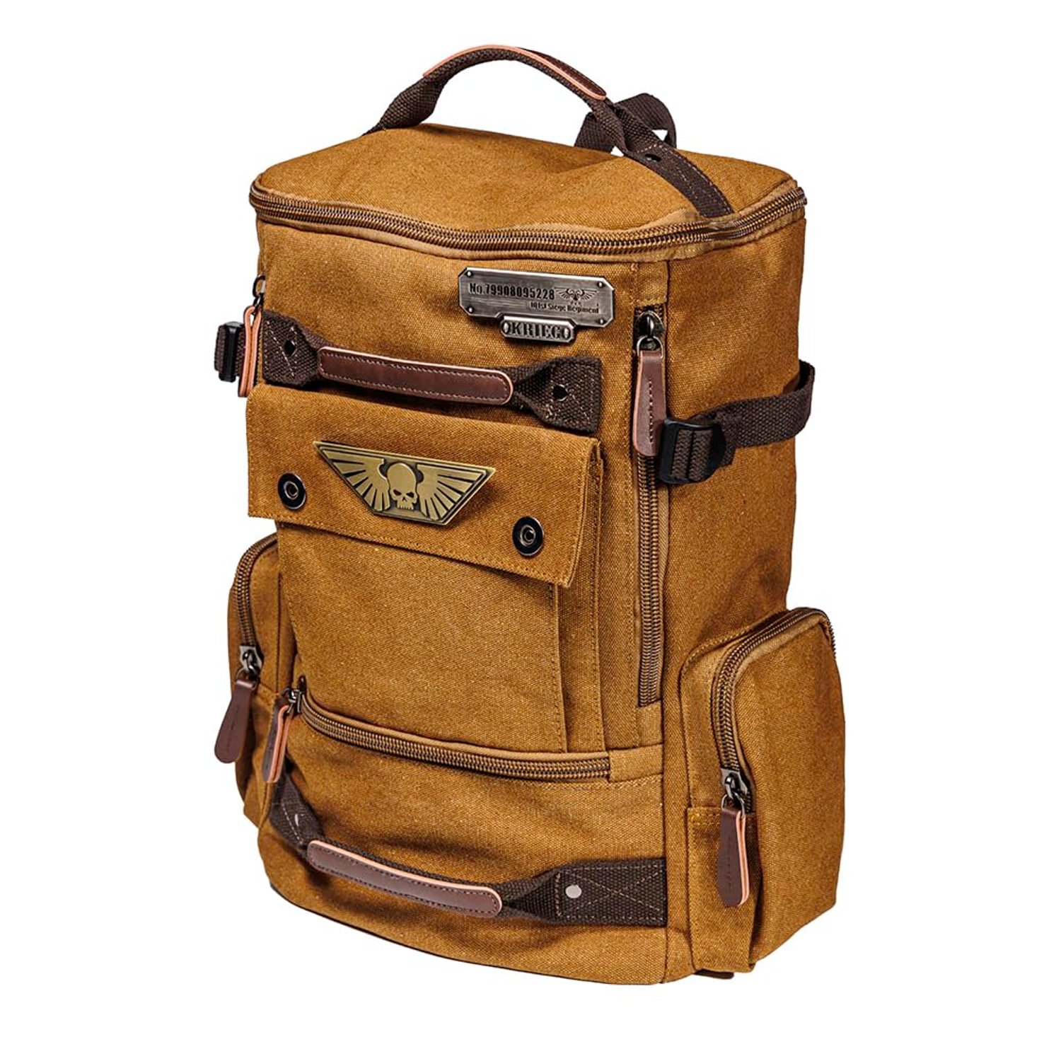 Starforged Astra Militarum Death Korps of Krieg Siege Regiment BackPack Warhammer 40K Computer Bag, Brown, M, Classic