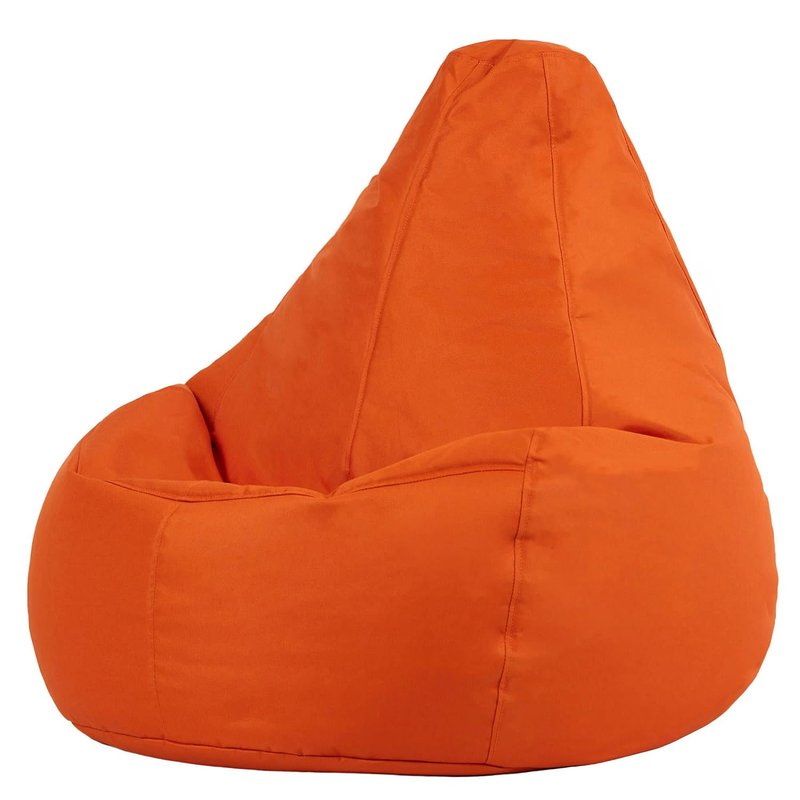 Bean Bag Bazaar Dalton Gaming Bean Bag Chair, Burnt Orange, Garden Chair, Water Resistant Fabric, Beanbag for Indoor and Outdoor Use with Filling Included, Garden Furniture, Outdoor Seating